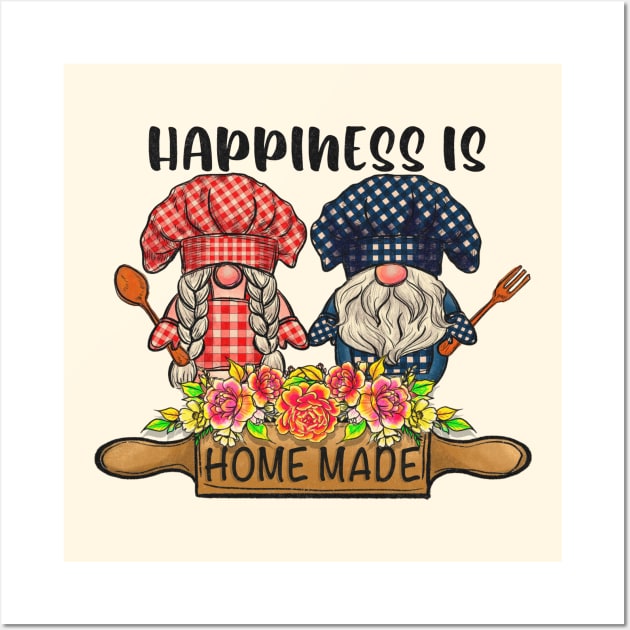 happiness is home-maid Wall Art by Ballari